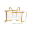 PENIKOKO Elevated Cat Food and Water Bowl Set with Stand view 2
