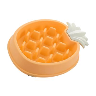 TOYANDONA Slow Feed Dog Bowl - Pineapple Shape