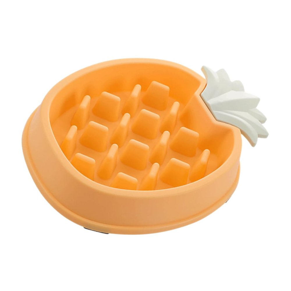 TOYANDONA Slow Feed Dog Bowl - Pineapple Shape