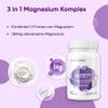 Magnesium 3-in-1 Complex – 1,800 mg with Magnesium Bisglycinate, Citrate & Malate – 384 mg Elemental Magnesium per Daily Serving – Contributes to Normal Muscle Function – 120 Tablets – Ambrosial view 2
