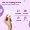 Magnesium 3-in-1 Complex – 1,800 mg with Magnesium Bisglycinate, Citrate & Malate – 384 mg Elemental Magnesium per Daily Serving – Contributes to Normal Muscle Function – 120 Tablets – Ambrosial view 3