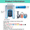 Inflatable Dog Water Ramp for Large Pets, Floating Dock with 3D Steps and Weighted Mesh, Supports up to 104 kg view 4