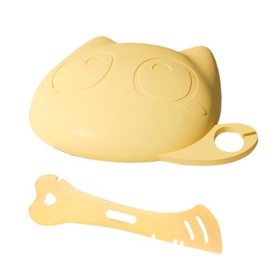 Can Covers with Spoon, Flexible Silicone Lids and Spatula