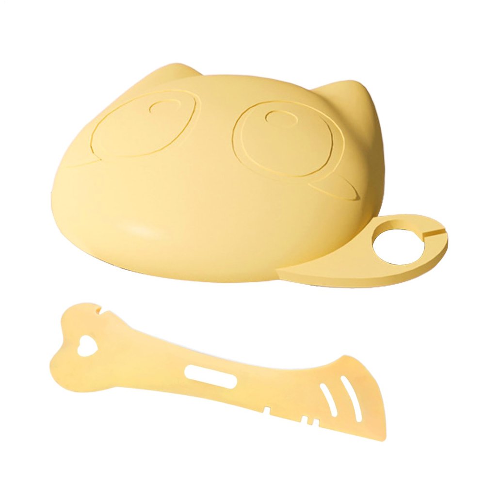 Can Covers with Spoon, Flexible Silicone Lids and Spatula