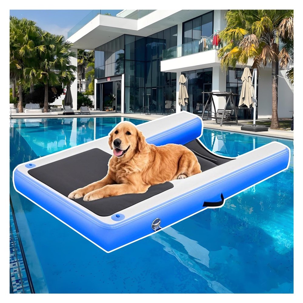 Inflatable Dog Water Ramp, Foldable EVA Pet Dock