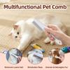 UZYXC 3-in-1 Cat Grooming Set: Nail Clippers with Safety Stop, Fur Blitz Brush & Electrostatic Roller view 2