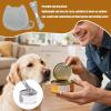 Pet Food Can Covers with Spoon, Flexible Silicone Lids view 2