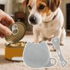 Pet Food Can Covers with Spoon, Flexible Silicone Lids view 3