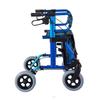 Foldable Rollator Walker with Seat, Adjustable Height, Brakes & Carry Bag view 2