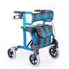 Foldable Rollator Walker with Seat, Adjustable Height, Brakes & Carry Bag view 3