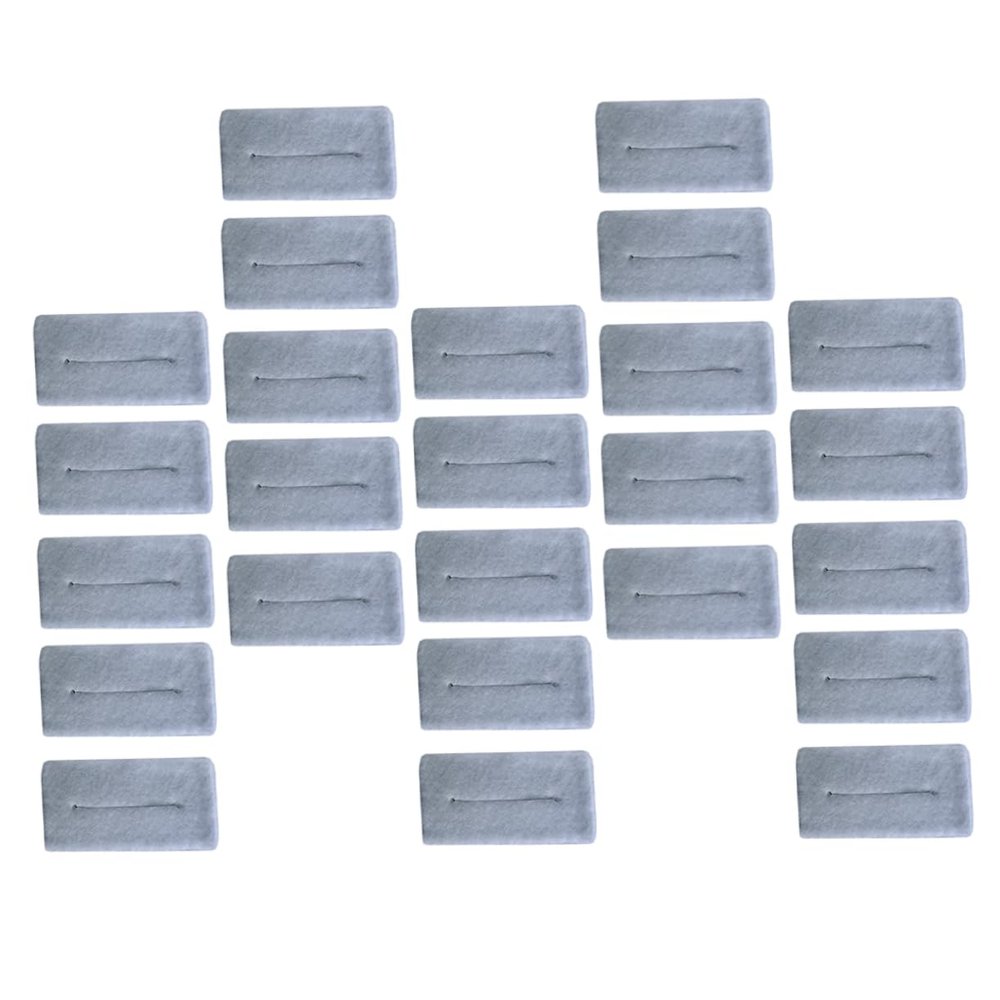 25 Blue Heat-Insulating Cotton Pads for Hair Salons