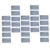25 Blue Heat-Insulating Cotton Pads for Hair Salons view 1