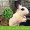 Bunny Hay Holder Ball, Metal Hanging Feeder Toy view 3