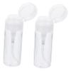 MUCKLILY 2-Pack 100 ml Refillable Leakproof PETG Shampoo Bottles view 1