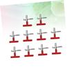 Rabbit Automatic Waterer Nozzles, 25-Piece Set, Metal and Plastic, Red view 3