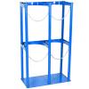 Stainless Steel Gas Cylinder Rack, Floor-Mounted for Safe Storage in Laboratories, Clinics, and Hospitals view 1