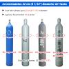 Stainless Steel Gas Cylinder Rack, Floor-Mounted for Safe Storage in Laboratories, Clinics, and Hospitals view 4