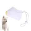 Highly Breathable Dog Masks, White Fleece, 2 Pieces view 2