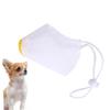 Highly Breathable Dog Masks, White Fleece, 2 Pieces view 4