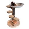 Hamster Ramp, Climbing Ramp and Toy Ladder for Small Rodents with Stainless Steel Bowl view 1