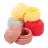 VICASKY Silicone Cream Jars, Compact and Portable, Leak-Proof, 20 ml, 4-Pack view 1