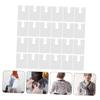 BESTYASH 100-Pack Waterproof Transparent Haircutting Capes view 3