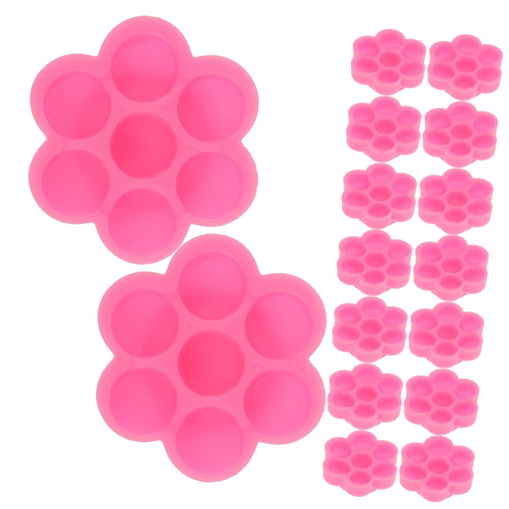 200-Piece Pink Plastic Eyelash Extension Tool Set