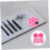 200-Piece Pink Plastic Eyelash Extension Tool Set view 2