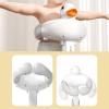 Asixxsix Baby Bath Stand, Adjustable Height, Anti-Slip, Foldable, Gray-White view 3