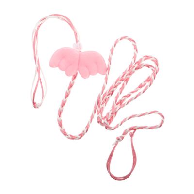 Adjustable-Length Hamster Leash and Harness, Pink
