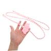 Adjustable-Length Hamster Leash and Harness, Pink view 4