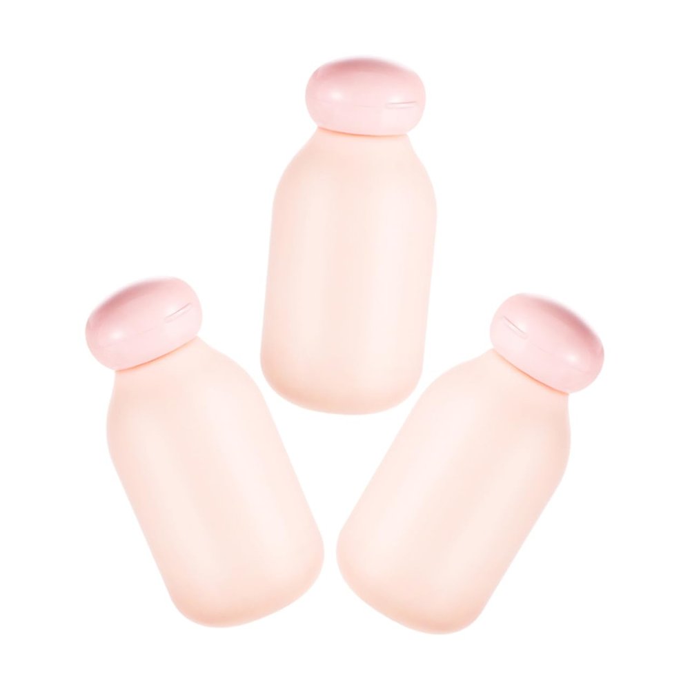 100 ml PE Travel Containers for Toiletries, Pink