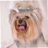 Toyvian 3-Pack Dog Hair Clips with Rhinestone Heart view 2