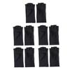 BESTYASH 5 Pairs UV Protection Gloves for Manicures, Black view 1