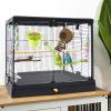 Budgie Feeder for Birdcage - Stable Feeding Bowl view 2