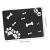 Toyvian Pet Feeding Mat view 2