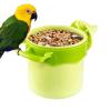 Budgie Feeding Station, Precise Cockatiel Feeder with Anti-Clogging Bowl view 1