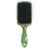 Green Cartoon Dogs & Colorful Paw Prints Detangling Massage Hair Brush view 2