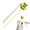 Interactive Cat Wand Toy with Colorful Ribbon and Tassels view 1