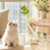 Interactive Cat Wand Toy with Colorful Ribbon and Tassels view 2