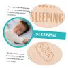 BESPORTBLE Sleeping Baby Door Sign, Round Wooden Plaque, 15 cm view 4