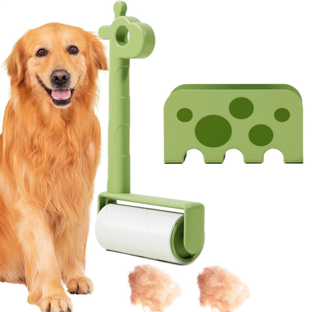 Sticky Roller | Pet Hair Remover | Reusable Portable Giraffe Cleaner