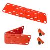 PE Patient Stretcher, Rescue Spine Board, EMT Transfer Backboard, Up to 159 kg/350 lb, Foldable view 1