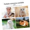 UPKOCH Pet Sleeping Bag - Cotton Plush Hanging Warm Bed for Hamsters & Small Pets - Blue view 3