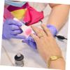2-Piece Nail Cleaning Brush Set with ABS and Fiber Bristles view 3