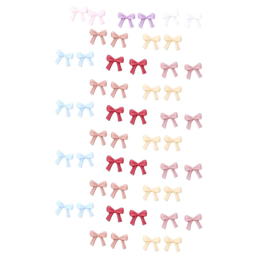 3D Resin Bow Nail Charms