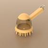 Dog Bath Brush with Soap Dispenser – Ergonomic view 2