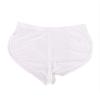 Generic 2025 Men's Mesh Boxer Shorts, Breathable, Sheer with Large Slit, Mesh Lingerie, Glossy, White, XXXXXL view 2