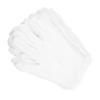 FOYTOKI Washable Cotton Gloves, 12 Pairs, Elastic and Breathable, White Comfortable Hand Covers for Household and Everyday Use view 1