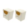 SOIMISS 2-Pack Hanging Birdhouses and Nesting Boxes for Budgies and Small Parrots view 1
